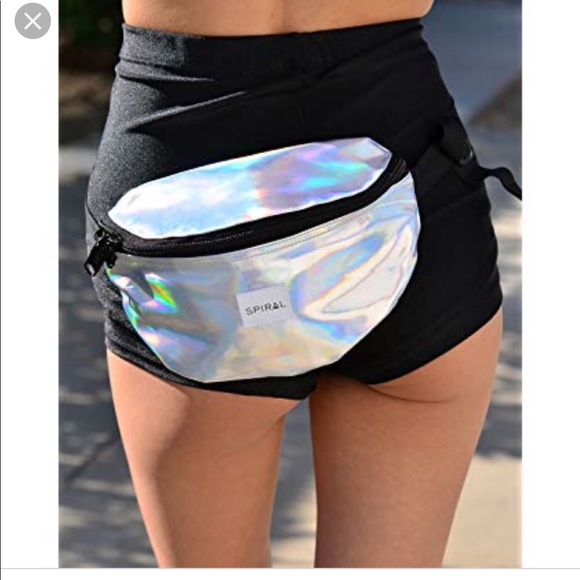 Handbags - New never used holographic Fanny pack